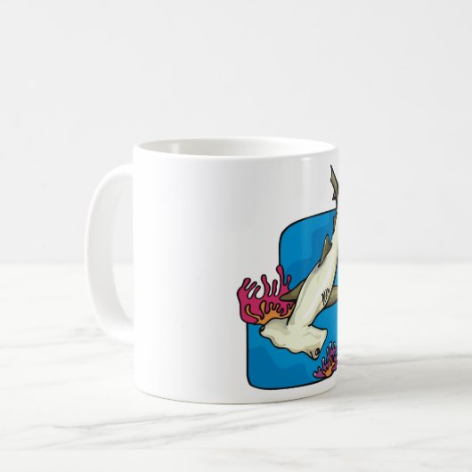 Hammerhead Shark Coffee Mok (Voorkant links)