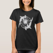 Hammerhead Shark Dive Hawaiian Style T-shirt (Voorkant)