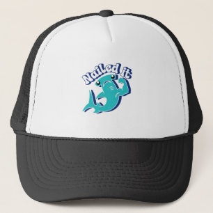 Hammerhead Shark Flexing heeft het genageld Trucker Pet