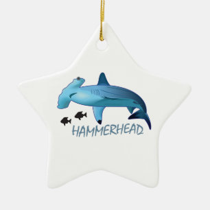 HAMMERHEAD SHARK HAMMERHEAD KERAMISCH ORNAMENT