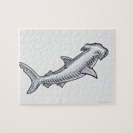 Hammerhead Shark Legpuzzel (Horizontaal)