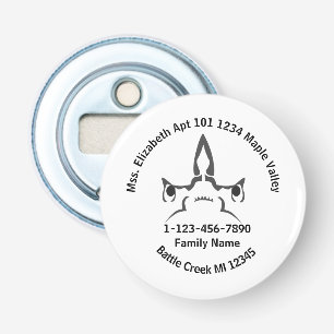 Hammerhead Shark Lost Family Home Adres Button Flesopener