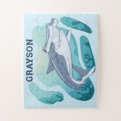 Hammerhead Shark Personnalisé Enfants Puzzle Puzzl (Vertical)
