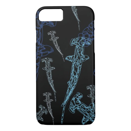 Hammerhead shark phone case (Achterkant)