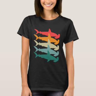 Hammerhead Shark Retro T-shirt