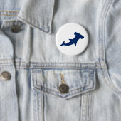 Hammerhead Shark Ronde Button 5,7 Cm (In situ)