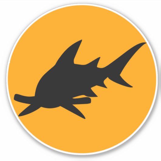 Hammerhead Shark Sticker (Voorkant)