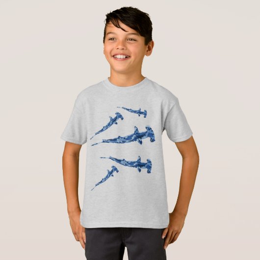 Hammerhead shark t-shirt (Voorkant volledig)