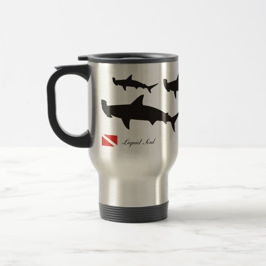 Hammerhead Shark - Travel Mug Reisbeker (Links)