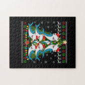 Hammerhead Shark Xmas Lighting Tree Shark Legpuzzel (Horizontaal)