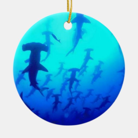 Hammerhead Sharks Ornament (Voorkant)