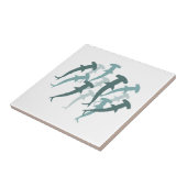 Hammerhead Sharks Tegeltje (Zijkant)