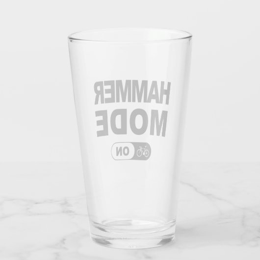 Hammermodus ingeschakeld glas (Achterkant)