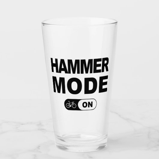Hammermodus ingeschakeld glas (Voorkant)