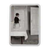 Hammershøi Ida lezing CC0699 Fridge Art Magneet (Verticaal)