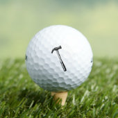Hammertekening, illustratie. golfballen (Insitu Shirt)