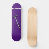 Hammertekening,  illustratie. skateboard (Voorkant)