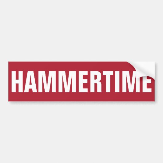 Hammertime Bumpersticker (Voorkant)