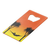 Hammock Kredietkaart Flessenopener (Voorkant Gekanteld)