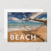 Hammock op de Shore Briefkaart (Voorkant / Achterkant)