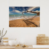 Hammock op de Shore Poster (Keuken)