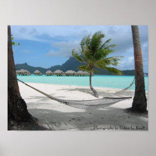 Hammock op het Poster Bora Bora