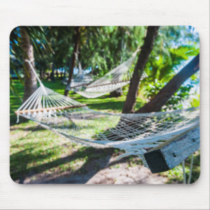 Hammock op het strand, Fiji Muismat