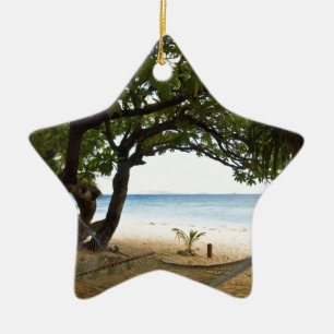 Hammock op South Zee Island, Fiji Keramisch Ornament
