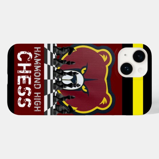 HAMMOND HIGH CHESS iPhone / iPad case (Achterkant (horizontaal))