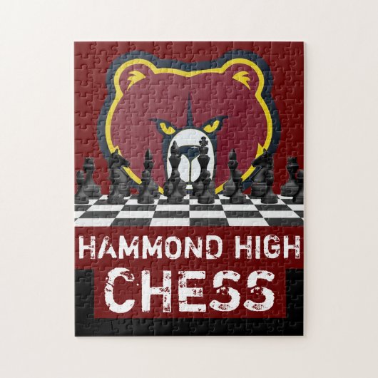 HAMMOND HIGH CHESS LEGPUZZEL (Verticaal)