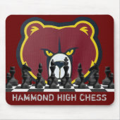 HAMMOND HIGH CHESS Mousepad Muismat (Voorkant)