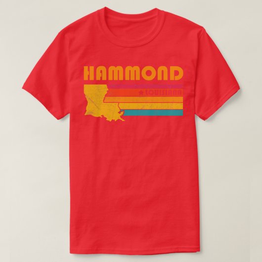 Hammond  Verdrietig Souvenir T-shirt (Design voorkant)