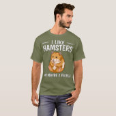 Hammy ik hou van Hamsters en misschien 3 mensen Ha T-shirt (Voorkant volledig)
