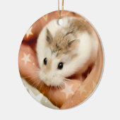 Hammyville - Cute Hamster Keramisch Ornament (Links)