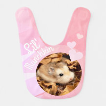 HammyVille - Cute Hamster Pink Rose Geometric