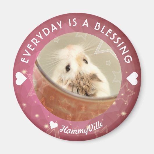 Hammyville - Cute Robo Hamster Magneet (Voorkant)