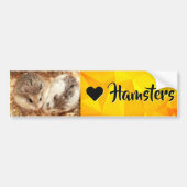 Hammyville - I Love Hamster Bumpersticker (Voorkant)