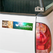 Hammyville - I Love Hamster Bumpersticker (Op Truck)