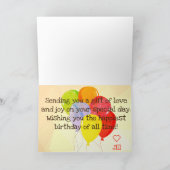 Hammyville - Jolie carte d'anniversaire Hamster (Intérieur)