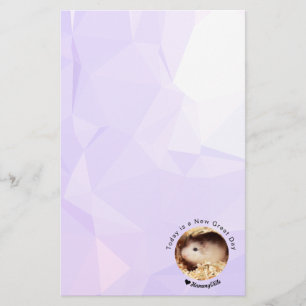 Hammyville - Kute Hamster met Motivatie Citaat Briefpapier