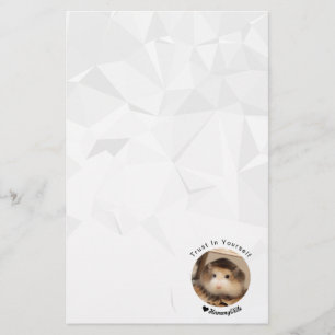 Hammyville - Kute Hamster met Motivatie Citaat Briefpapier