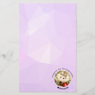 Hammyville - Kute Hamster met Motivatie Citaat Briefpapier