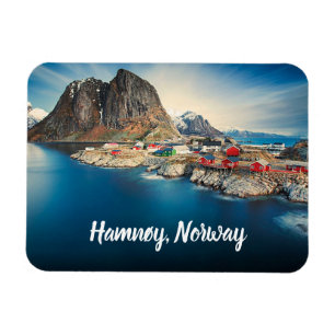 Hamnøy Norway stylized Magnet