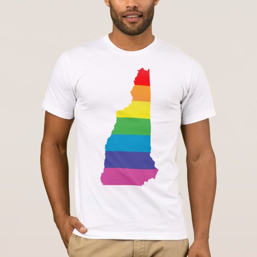 hampshire pride. gestript. t-shirt (Voorkant)