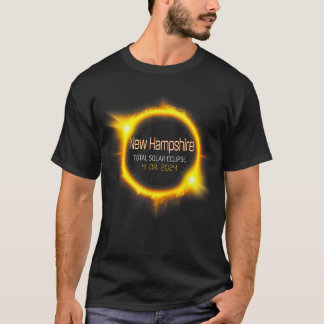 Hampshire Total Solar Eclipse Amerika april 04.08. T-shirt
