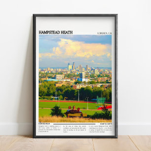 Hampstead Heath Poster, Parliament Hill, Londen Pa Poster