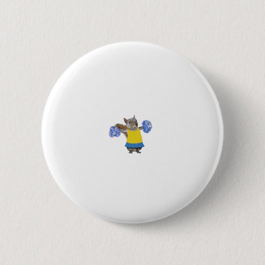 Hampster Cheerleading Ronde Button 5,7 Cm (Voorkant)