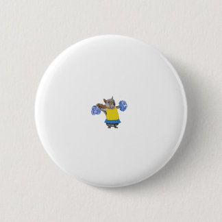 Hampster Cheerleading Ronde Button 5,7 Cm