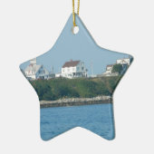 Hampton Beach - Beach Houses Keramisch Ornament (Links)