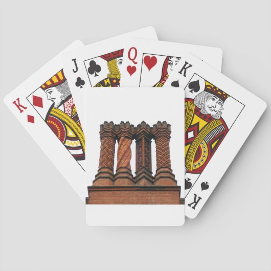 Hampton Court Chimneys : Cartes De Jeu Classiques (dos)